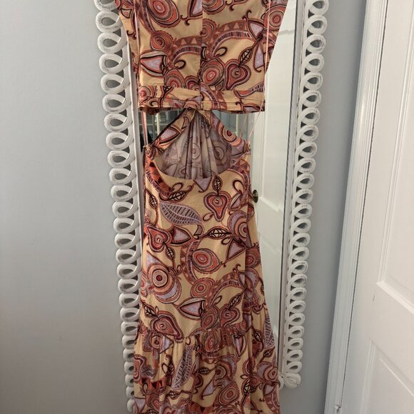 A.L.C Alexandria Dress (Nude Peach Multi) - Picture 4 of 5
